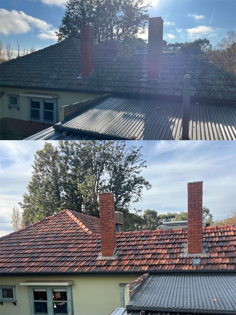 Roof Pressure Cleaning